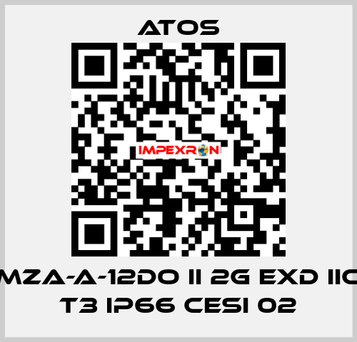 MZA-A-12DO II 2G Exd IIC T3 IP66 CESI 02 Atos