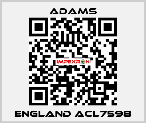 ENGLAND ACL7598 ADAMS