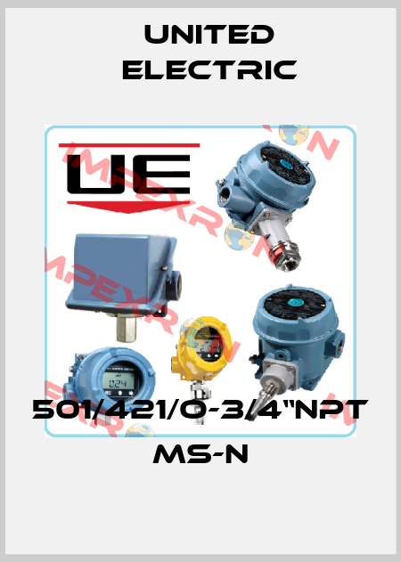 501/421/O-3/4“NPT Ms-N United Electric