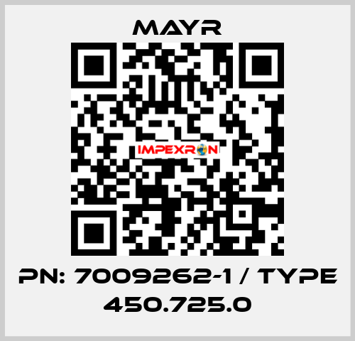 PN: 7009262-1 / Type 450.725.0 Mayr