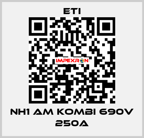 NH1 aM KOMBI 690V 250A Eti