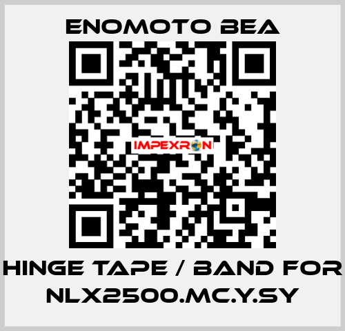 hinge tape / band for NLX2500.MC.Y.SY Enomoto BeA