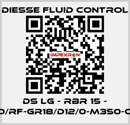 DS LG - RBR 15 - 25/40/RF-GR18/D12/0-M350-CS/CS DIESSE Fluid Control