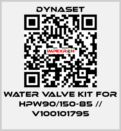 Water Valve Kit for HPW90/150-85 // V100101795 Dynaset