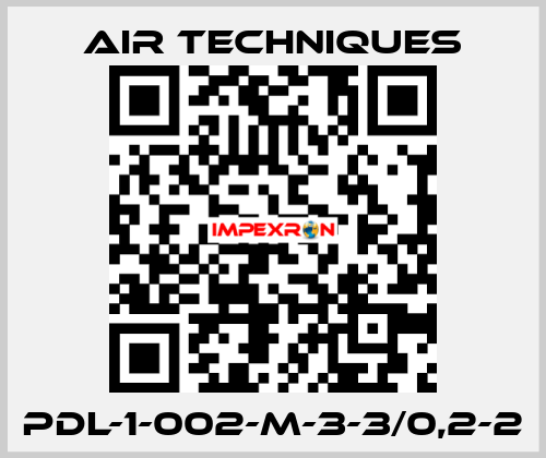 PDL-1-002-M-3-3/0,2-2 Air Techniques