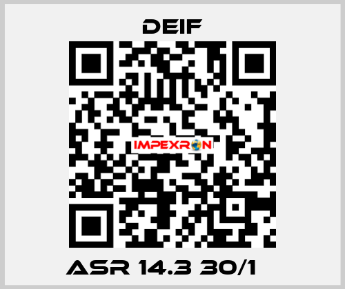 ASR 14.3 30/1 А Deif