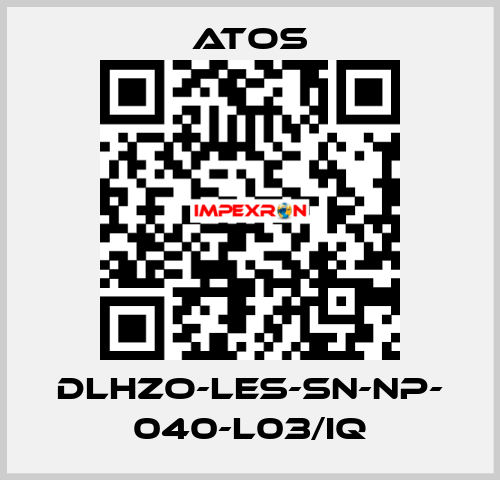 DLHZO-LES-SN-NP- 040-L03/IQ Atos