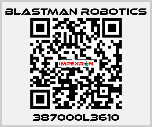 387000L3610 Blastman Robotics