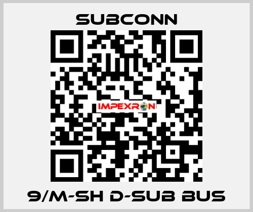 9/M-SH D-SUB BUS SubConn