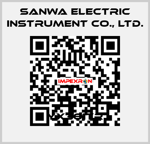 YX361TR SANWA ELECTRIC INSTRUMENT CO., LTD.