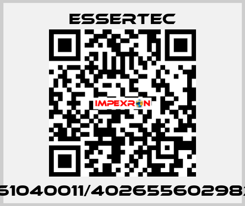 4161040011/4026556029834 Essertec