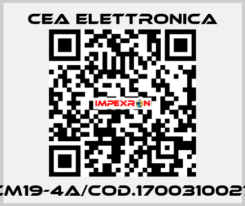 CM19-4A/cod.1700310027 Cea Elettronica