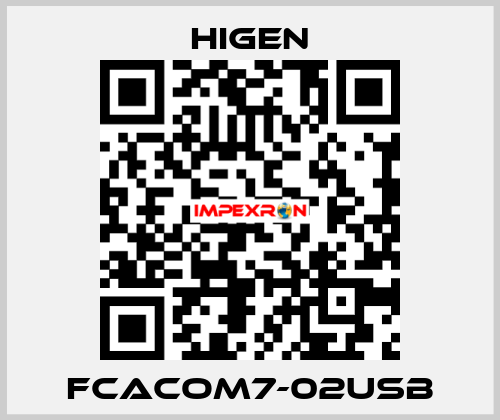 FCACOM7-02USB Higen