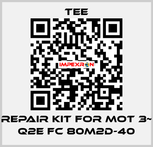 repair kit for Mot 3~ Q2E FC 80M2D-40 TEE
