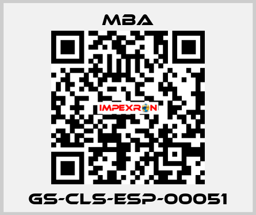 GS-CLS-ESP-00051 MBA