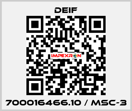 700016466.10 / MSC-3 Deif