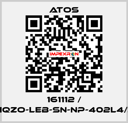 161112 / LIQZO-LEB-SN-NP-402L4/Z Atos