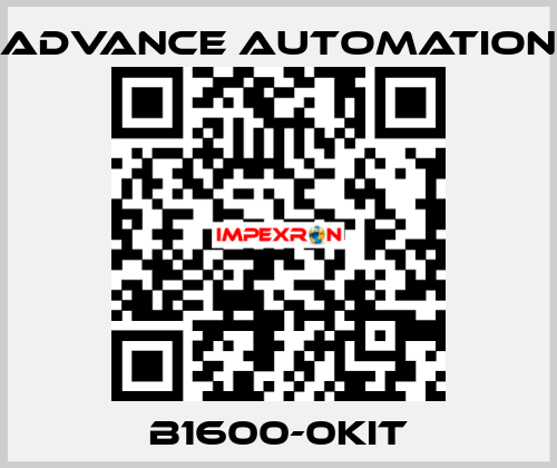 B1600-0KIT Advance Automation