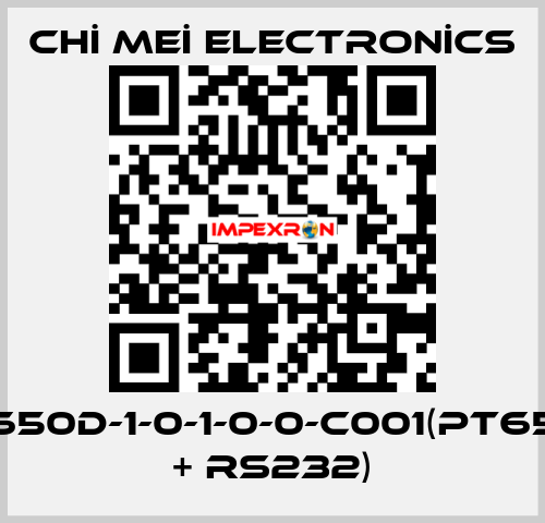 PT650D-1-0-1-0-0-C001(PT650D + RS232) CHİ MEİ ELECTRONİCS