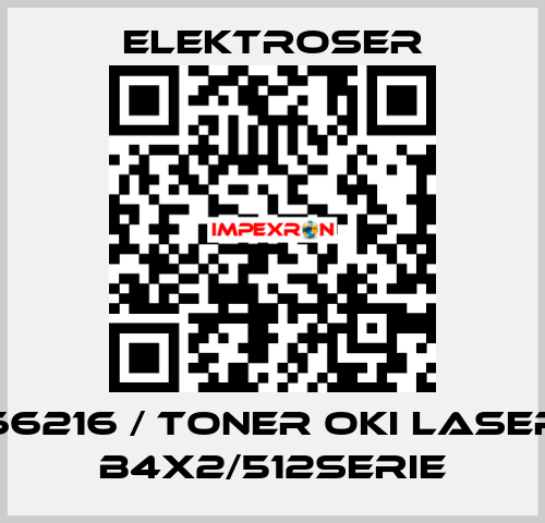 66216 / TONER OKI LASER B4X2/512Serie ELEKTROSER