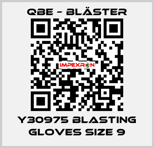 Y30975 Blasting gloves size 9 QBE – Bläster