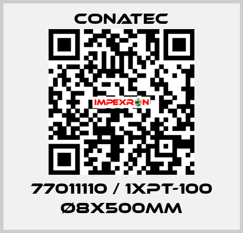 77011110 / 1xPt-100 Ø8x500mm Conatec