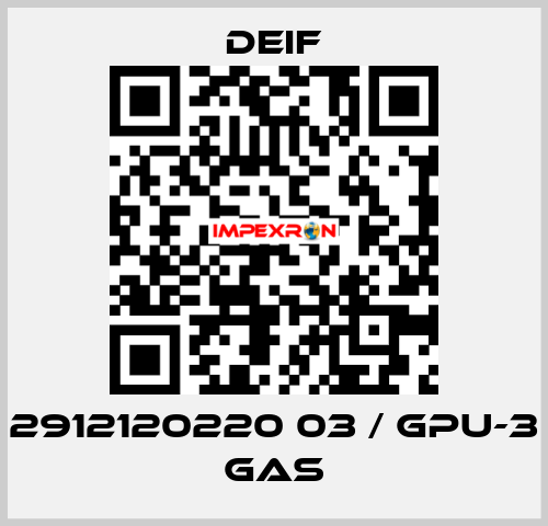 2912120220 03 / GPU-3 Gas Deif