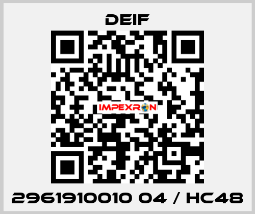 2961910010 04 / HC48 Deif