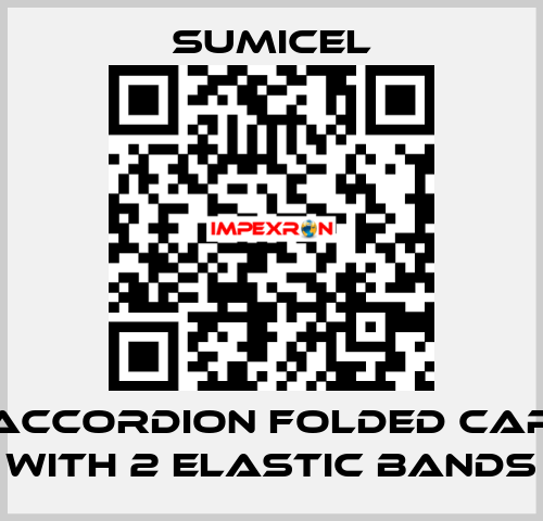 ACCORDION FOLDED CAP WITH 2 ELASTIC BANDS SUMICEL