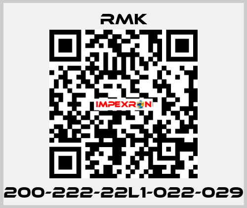 200-222-22L1-022-029 RMK