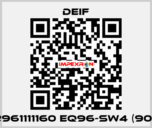 2961111160 EQ96-sw4 (90°) Deif