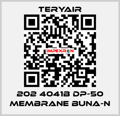 202 4041B DP-50 Membrane Buna-N TERYAIR