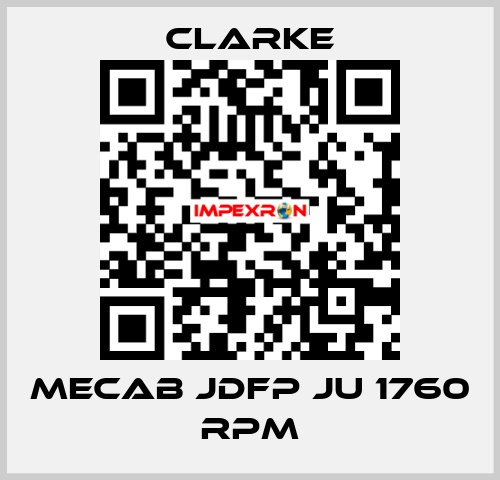 MECAB JDFP JU 1760 RPM Clarke