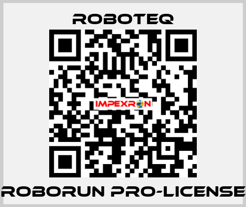 RoboRun Pro-License Roboteq