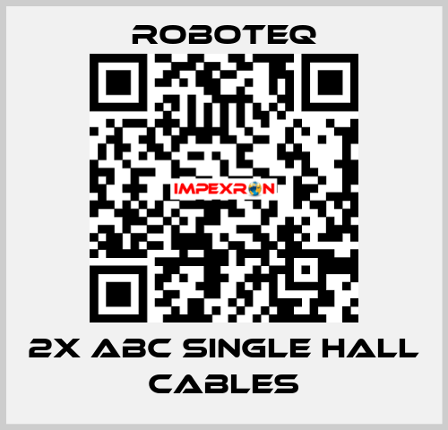2x ABC Single Hall Cables Roboteq