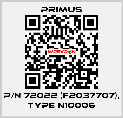 p/n 72022 (F2037707), type N10006 Primus