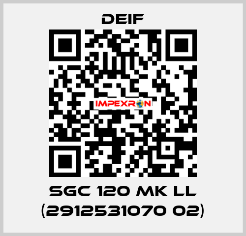 SGC 120 Mk ll (2912531070 02) Deif
