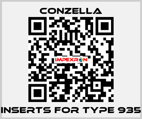 inserts for Type 935 Conzella