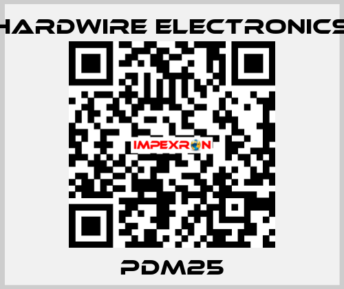 PDM25 Hardwire Electronics