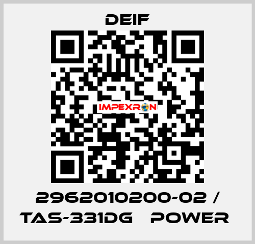 2962010200-02 / TAS-331DG   power  Deif