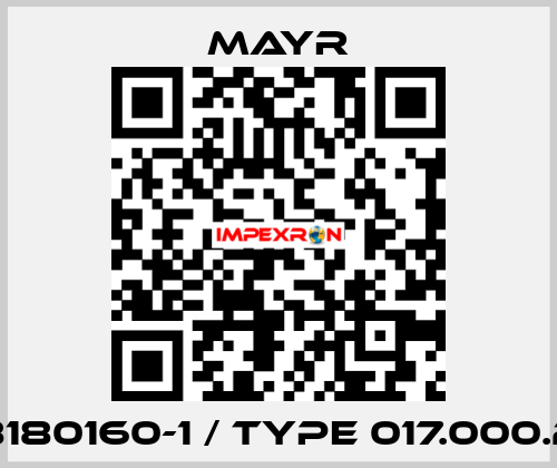 8180160-1 / Type 017.000.2 Mayr