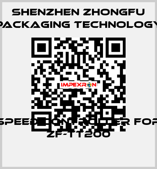 Speed controller for ZF-TT200 Shenzhen Zhongfu Packaging Technology