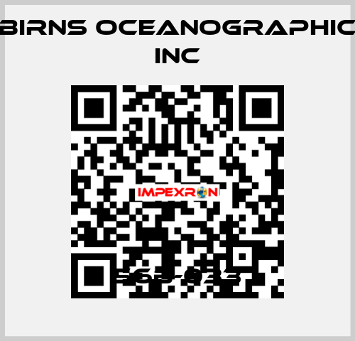 56B-033 BIRNS OCEANOGRAPHIC INC