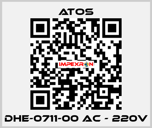 DHE-0711-00 AC - 220v Atos