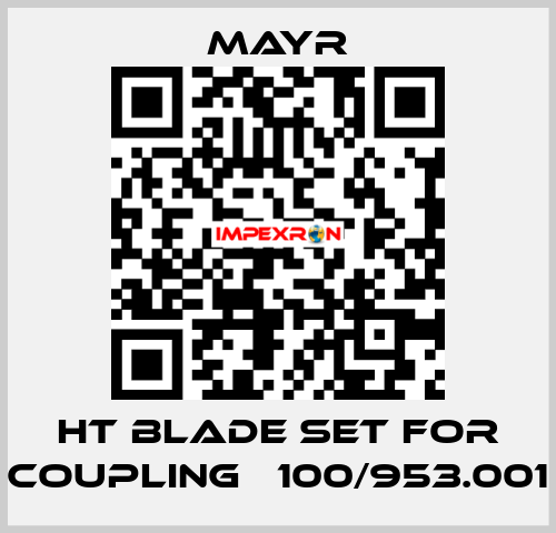 HT blade set for coupling 	100/953.001 Mayr