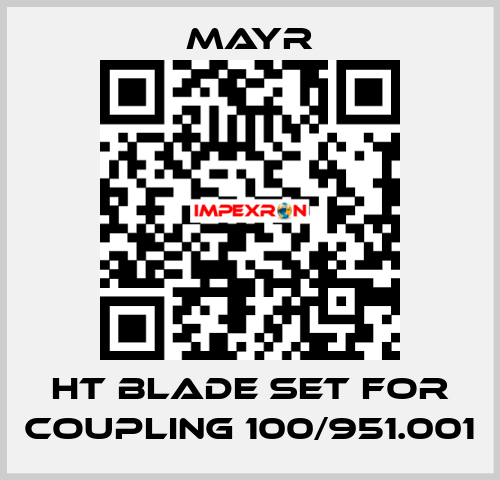 HT blade set for coupling 100/951.001 Mayr