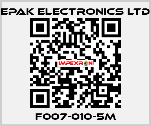 F007-010-5M EPAK Electronics LTD