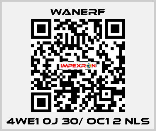 4WE1 0J 30/ OC1 2 NLS Wanerf
