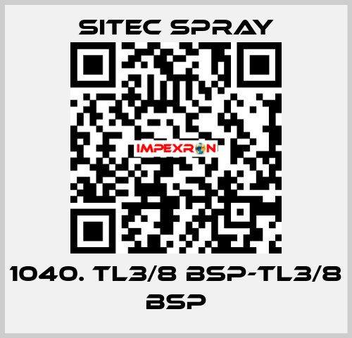 1040. TL3/8 BSP-TL3/8 BSP Sitec Spray