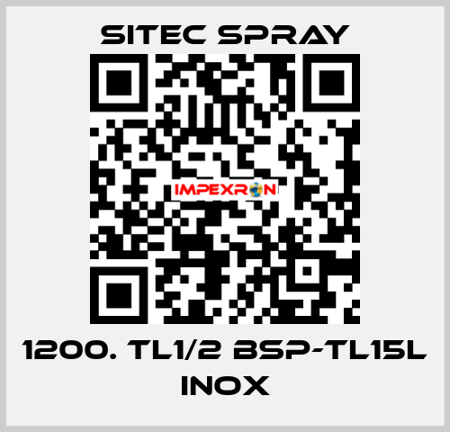 1200. TL1/2 BSP-TL15L inox Sitec Spray